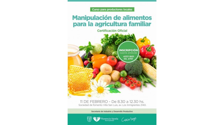 Inicia un nuevo curso de manipulación de alimentos